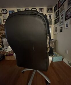 BestOffice Office Chair Cheap Desk Chair Ergonomic Computer Chair with Lumbar Support Arms Headrest PU Leather Modern Rolling Swivel Executive Chair for Back Pain Women Men Adults,Black Black 45 613PGfIapHL