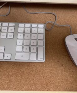 Macally Silent Wired Mouse - Slim & Compact USB Mouse for Apple Mac or Windows PC Laptop/Desktop - Designed with Optical Sensor & DPI Switch - Simple & Comfortable Wired Computer Mouse (White) White with Silver Trim 35 613PxrzeAmL