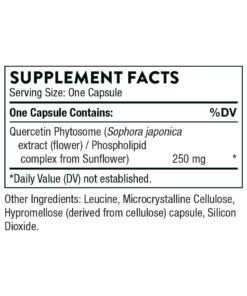 Thorne Quercetin Phytosome - Exclusive Phytosome Complex for Immune Health, Respiratory Support, and Seasonal Allergy Relief - 60 Capsules 6 613QIpQ2owL