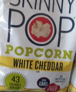 SkinnyPop White Cheddar Popcorn, 4.4oz Grocery Sized Bag, Skinny Pop, Healthy Popcorn Snacks, Gluten Free 17 613QMJ0sa2L