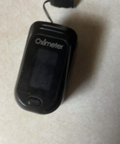 Zacurate Pro Series 500DL Fingertip Pulse Oximeter Blood Oxygen Saturation Monitor with Silicone Cover, Batteries and Lanyard (Royal Black) 35 613SadQZXbL