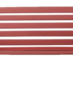 Alternative view of Department 56 Village Cross Product Accessories Wrought Iron Park Bench Figurine, 2.25 Inch, Red