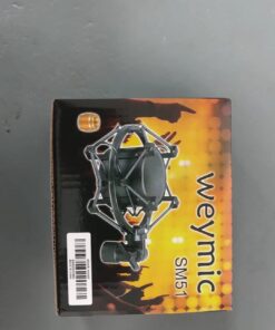 Weymic Black Universal Microphone Shock Mount for Large Diameter Diameter 48-51mm Condenser Microphone Metal Construction 23 613T1wnbTmL