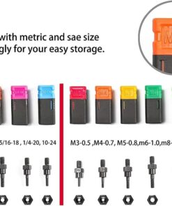 Alternative view of RZX 16" Rivet NUT Tool Hand Blind Riveter,RIVNUT Riveting Tools with Nut Setting System M3 M4 M5,m6,m8,m10 M12, 10-24, 1/4-20, 5/16-18,3/8-16,1/2-13 Totally 12 mandrels