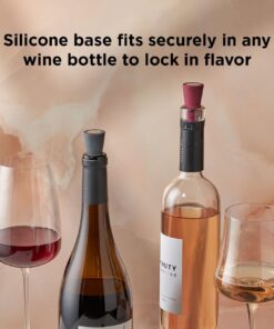 Rabbit W6121 Bottle Stoppers, Set of 4, Multicolor Bottle Stopper 20 613YvH1dFFL