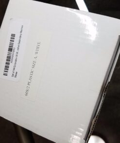 Set of 144 Embroidex 90 Weight Wt White Plastic Sided Prewound Bobbin Thread Size 15/A 156 A for Brother Embroidery Machine 8 613ZeMZPVrL