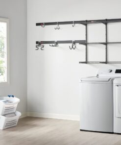 Rubbermaid FastTrack Utility Hook, Garage Organization Wall Hanger, Tool Hanger, Wall Mount and Heavy Duty Tool Hanger Utility-Hook 24 613aZQ4DvjL
