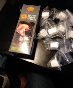 UST WetFire Tinder with Lightweight, Compact Design, Individual Packaging and 5 Year Shelf Life for Hiking, Backpacking, Camping and Outdoor Survival 12-Pack 13 613b9zMF3XL