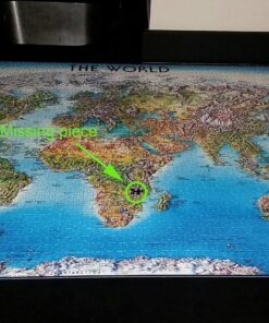 Ravensburger World Map 2000 Piece Jigsaw Puzzle for Adults – Softclick Technology Means Pieces Fit Together Perfectly 25 613bF1zdOL