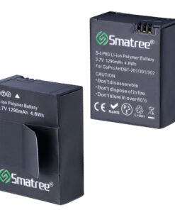 Smatree Battery Compatible for GoPro Hero3+ / Hero 3 Camera, Long Battery Life, 1290mAh Rechargeable, Dual Charger 11 613d2pTGpyL