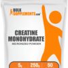 BULKSUPPLEMENTS.COM Creatine Monohydrate Powder - Micronized Creatine Monohydrate, Creatine Supplement, Creatine Powder - 5g (5000mg) per Serving, Unflavored & Gluten Free, 250g (8.8 oz) 50 Servings (Pack of 1) 21 613eNrOwJFL