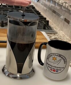 The Original Glass French Press Coffee Maker - Versatile Coffee Press, Tea Press w/ 4 Level Filtration, BPA Free French Press Stainless Steel Coffee Maker by Cafe Du Chateau (34oz) 64 613f4gNTfL
