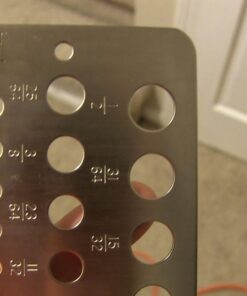 Huot 12250 Drill Bit Gauge for Fractional Sizes 1/16" to 1/2" in 1/64" Increments 5 613gZAlHEwL