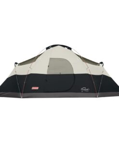Alternative view of Coleman Red Canyon 8-Person Camping Tent, Weatherproof Family Tent Includes Room Dividers, Rainfly, Adjustable Ventilation, Storage Pockets, Carry Bag, & Quick Setup Black