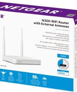 NETGEAR N300 Wi-Fi Router with High Power 5dBi External Antennas (WNR2020v2) 18 613ifkCvhhL