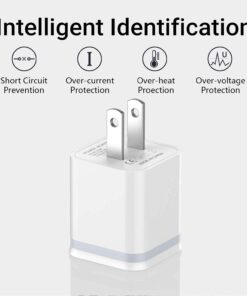 LUOATIP iPhone Charger Cable 3ft 6ft 10ft with Wall Plug, 5-Pack Long Charging Cord + Dual Port USB Block Cube Adapter Replacement for iPhone 11 XS/XS Max/XR/X 8/7/6/6S Plus SE/5S/5C, Pad, Pod 15 613jAxz aUL