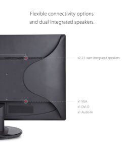 ViewSonic VA2246M-LED 22 Inch Full HD 1080p LED Monitor with DVI and VGA Inputs,Black 22-Inch 16 613jzQ2w L