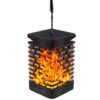 EOYIZW Solar Lantern Lights Outdoor Garden Decor, Upgraded 99LEDs Dancing Flickering Solar Hanging Flame Lights- IP65 Waterproof Tabletop Lamp Lanterns for Decor Garden Patio Path Deck Yard 1Pack 14 613kGz7r6ML