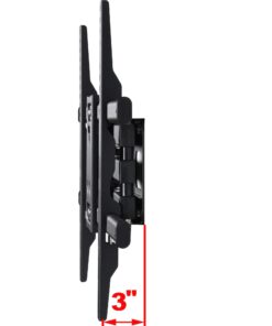 VideoSecu MW380B5 Full Motion Articulating TV Wall Mount Bracket for Most 37"-70" LED LCD UHD Plasma HDTV Up to 125 lbs with 684x400 600x400 400x400 150x100mm, Dual Arm Pulls Out Up to 14" AW9 52 613l24SwoL