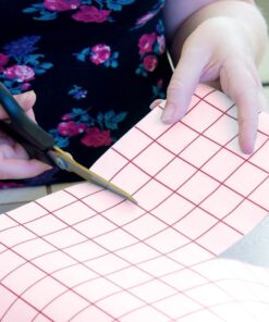 Kassa Transfer Tape Roll for Vinyl - Clear | 12 in x 12 ft, 5 Black Vinyl Sheets Included | Compatible with Cricut, Silhouette & Other Cutting Machines | for DIY Art Projects, Styling & Decorating 12" x 12 feet 34 613oPKh7iNL