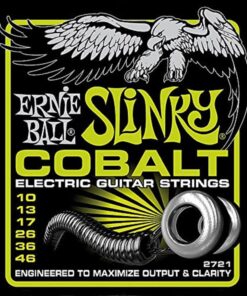 Ernie Ball Regular Slinky Cobalt Electric Guitar Strings - 10-46 Gauge Regular (10-46) Single Pack 10 613peEkyqsL