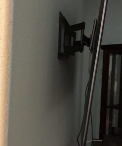 Pipishell Full Motion TV Wall Mount for 37-75 inch Flat/Curved TVs up to 100lbs, Wall Mount TV Bracket Swivel and Tilt, TV Mount Fits 8/12/16" Wood Studs, Max VESA 600x400mm, PILF3 52 613pyaD8SL