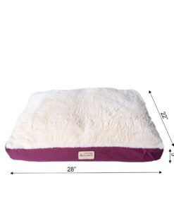 Armarkat Pet Bed Mat 28 by 22 by 5, M02HJH/MB-Medium, Ivory 28.0"L x 22.0"W x 5.0"Th 23 613qM1FbNML 1