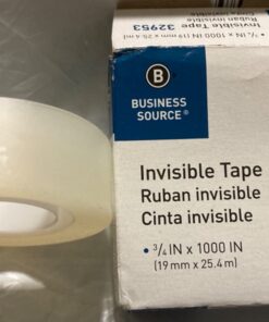 BSN32953 - Transparent Tape, 1 Core, 3/4x1000, 12/PK, Clear Value Pack 23 613rq JC8SL