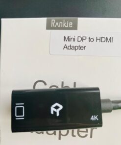 Rankie Mini DisplayPort (Mini DP) (Thunderbolt) to HDMI Adapter (Black) Black 24 613rsuixp5L