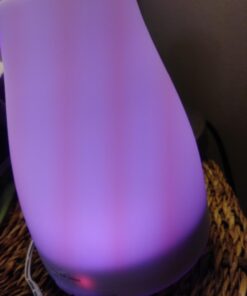 InnoGear Essential Oil Diffuser, Upgraded Diffusers for Essential Oils Aromatherapy Diffuser Cool Mist Humidifier with 7 Colors LED Lights 2 Mist Mode Waterless Auto Off for Home Office Room, White Basic White 42 613u3hHzrhL