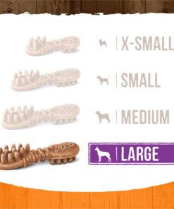 Merrick Fresh Kisses Oral Care Dental Dog Treats for Large Dogs Over 50 lbs Large Dog (50+ Pound) NEW! Pumpkin + Cinnamon 14 Count (Pack of 1) 15 613uh 6UbsL