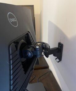 HUANUO Ultrawide Monitor Wall Mount for up to 34 35 inch Flat Curved Screens, Single Wall Mount Monitor Arm Holds 26lbs Max, Height Adjustable Full Motion Gas Spring Vesa Mount, Max 200x200mm, HNWSS4 50 613v93JRQXL