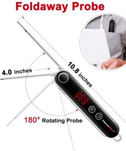 ThermoPro TP18 Ultra Fast Thermocouple Digital Instant Read Meat Thermometer for Grilling BBQ Smoker Kitchen Food Cooking Thermometer for Oil Deep Fry Candy Thermometer 32 613wwLNde3L