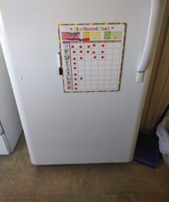 Kanru Behavior Chart for Kids at Home, Magnetic Reward Chart, Responsibility Chart, Chore Chart, Star Chart, Accommodate 1-3 Kids (for Home Use) 33 613xLJJMm5L