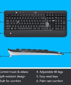 Logitech MK545 Advanced Wireless Keyboard and Mouse Combo 34 613y5bb1qCL