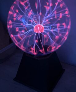 Katzco 7" Plasma Ball - Nebula Sphere, Thunder Lightning - Plug-in Electricity Ball - Touch and Sound Sensitive Plasma Globe for Parties, Decorations, Prop - STEM Science Toy for Kids - Cool Lamps 7 inch Interactive 29 613ytS aoL
