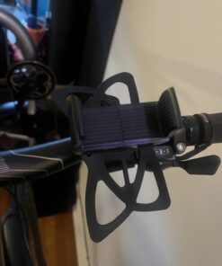 Roam Bike Phone Mount - Motorcycle Phone Mount- 360° Rotation with Universal Handlebar Fit for Bikes, Motorcycles, Scooters, Strollers - Mount Compatible w/All iPhone & Android Phones 4.5" to 6.7" Matte Black 36 613zqOqUEbL