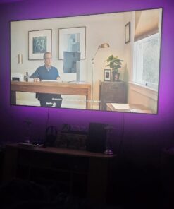 maylit ICRGB TV LED Backlight, 18ft Bluetooth LED Lights for TV 75-85in, USB Powered TV Lights Kit with Remote and App Control, Music Sync Color Change with TV Sound, Bias Lighting for HDTV Room Decor ICRGB (Bluetooth Control) 16.4FT for 75''-85'' TV 23 614 cRpeAOL