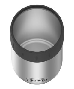 THERMOS Stainless Steel Beverage Can Insulator for 12 Ounce Can, Stainless Steel 21 614 reuqk0L