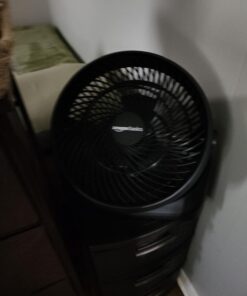 Amazon Basics 3 Speed Small Room Air Circulator Fan, 11-Inch, Blade, Black, 7.6"D x 14.8"W x 14.1"H 32 6140rxN5AJL