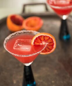 Tovolo King Cube Ice Tray (Stratus Blue) - Large, & Reusable Silicone Molds for whiskey, Cocktails, Coffee, Bartender Accessories, & Smoothies / BPA-Free & Dishwasher-Safe Stratus Blue Set of 1 33 6141TsO34WL