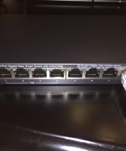 TP-Link TL-SG108PE, 8 Port Gigabit PoE Switch, Easy Smart Managed, 4 PoE+ Ports 64W, Plug & Play, Sturdy Metal w/ Shielded Ports, Fanless, QoS, Vlan & IGMP 8 Port PoE+ 19 6141dudgqL