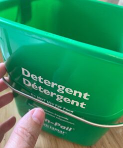 Carlisle FoodService Products KP97GN Kleen-Pail Commercial Cleaning Bucket, 3 Quart, Green 1 3 Quarts 16 61422FYrFxL