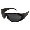 Global Vision Eyewear Marilyn 1.5 Sunglasses, Smoke Tint Lens Bling 42 6143iLLJHOL