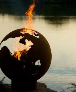 Firepit Art Third Rock Outdoor Fire Pit Bowl TR 36" Diameter 6 61453LAupYL