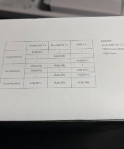 Anker 568 USB-C Docking Station (11-in-1, USB4), Up to 100W Charging for Laptop, 40Gbps Data Transfer, Ethernet, Single 8K, Triple 4K Display, 6 USB Ports for Windows Laptop and More(Gray) 24 61459LgFA3L