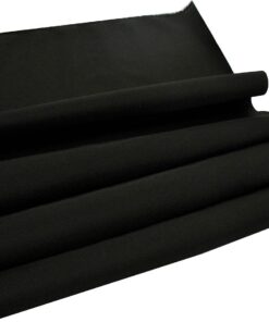 Mybecca Canvas Marine Fabric 600 Denier Polyester 60" Width Black 1 Yard (36" x 56")(Cut Folded & Separately) 17 6145SklVCHL