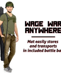 Stratagem 6' x 4' Open Field Grass Terrain Neoprene Tabletop Wargaming Grass Field Battlemat with Carrying Case 28 6146MkgF VL