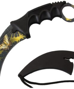 Snake Eye Tactical Karambit Knife Stainless-Steel | Fixed Blade Knife with Sheath and Cord Knife CS-GO for Hunting-Camping and | Field Survival (10) 10