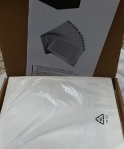 Amazon Basics Micro Cut Paper Shredder Sharpening & Lubricant Sheets, Pack of 12, White 24 6146YLHdgDL